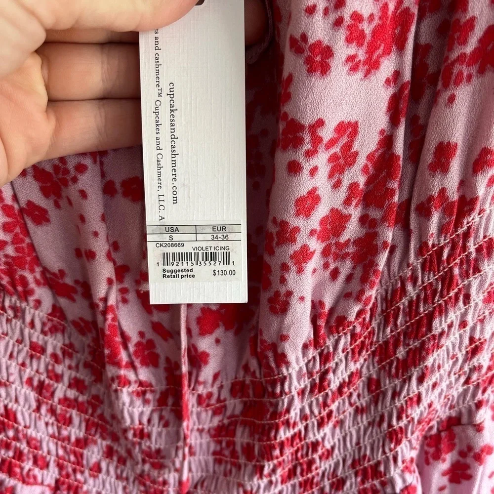 NWT Cupcakes and Cashmere Floral Dress - Picture 7 of 8
